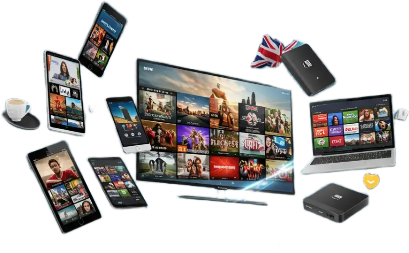 IPTVMain apps running across multiple devices